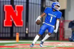 … during the Class B NSAA Football Championship on Monday, November 20, 2023, in Lincoln, Nebraska. Photo by John S. Peterson.