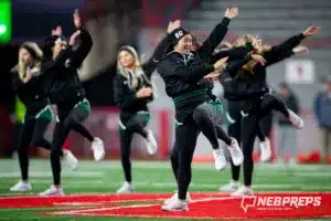 … during the Class B NSAA Football Championship on Monday, November 20, 2023, in Lincoln, Nebraska. Photo by John S. Peterson.