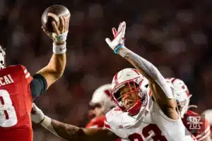 Nebraska Cornhuskers linebacker Javin Wright