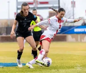 ...during a game between Nebraska soccer and UC Irvine, Sunday, November 19th, 2023 in Lincoln, Nebraska. Photo by Nolan Erspamer