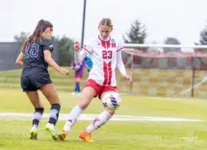 ...during a game between Nebraska soccer and UC Irvine, Sunday, November 19th, 2023 in Lincoln, Nebraska. Photo by Nolan Erspamer
