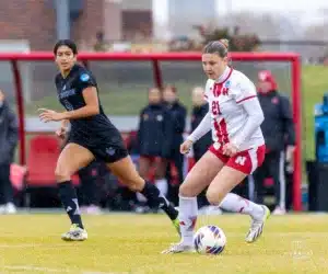 ...during a game between Nebraska soccer and UC Irvine, Sunday, November 19th, 2023 in Lincoln, Nebraska. Photo by Nolan Erspamer