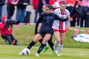 ...during a game between Nebraska soccer and UC Irvine, Sunday, November 19th, 2023 in Lincoln, Nebraska. Photo by Nolan Erspamer