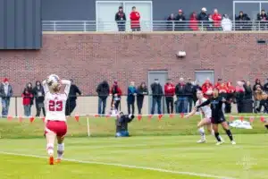 ...during a game between Nebraska soccer and UC Irvine, Sunday, November 19th, 2023 in Lincoln, Nebraska. Photo by Nolan Erspamer