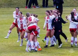 ...during a game between Nebraska soccer and UC Irvine, Sunday, November 19th, 2023 in Lincoln, Nebraska. Photo by Nolan Erspamer