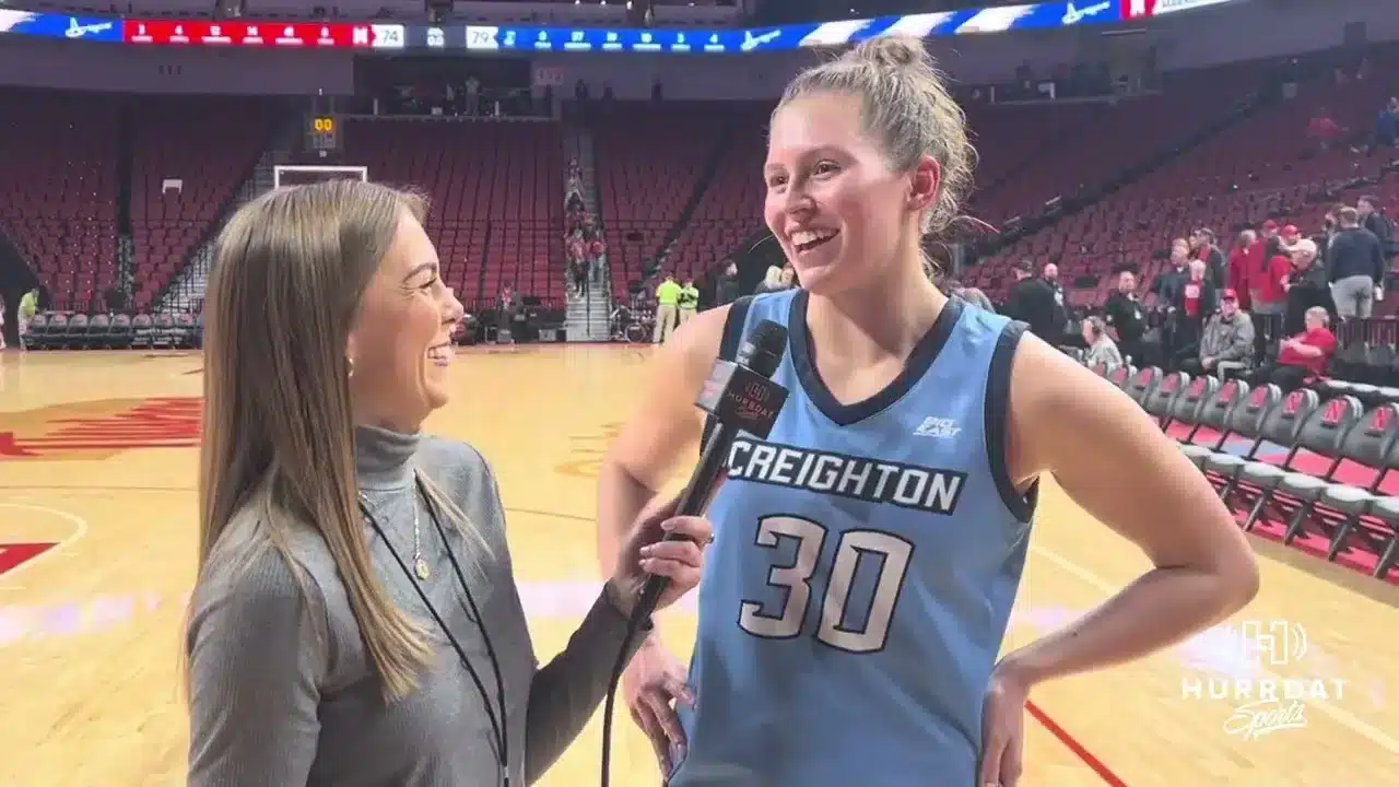 Creighton Women’s Basketball Outlasts Nebraska | Morgan Maly Postgame Interview