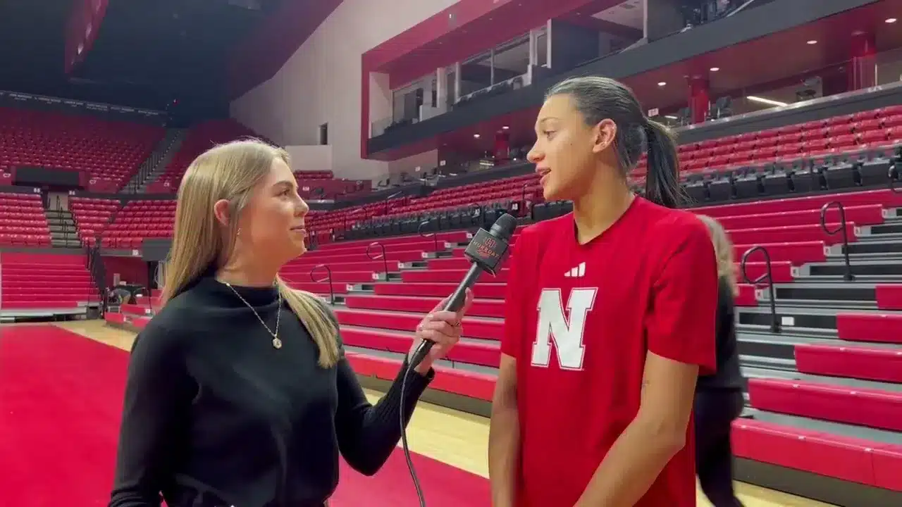 Nebraska Volleyball Battles Northwestern to Win in Four Sets | Harper Murry Postgame