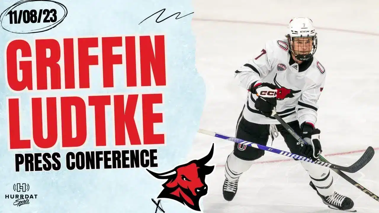Omaha’s Griffin Ludtke Named NCHC Defenseman Of The Week I Full Press Conference
