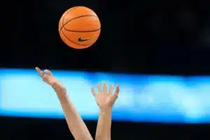 Tipoff during a game between Florida A