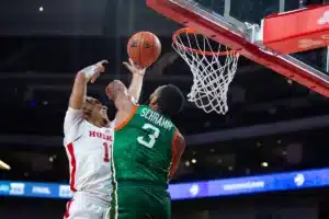 Nebraska Cornhusker guard Eli Rice (11) is fouled by Florida A