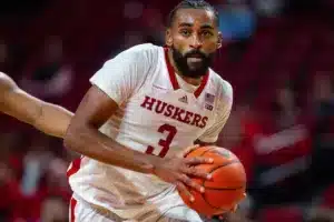 Nebraska Cornhusker guard Brice Williams (3) drive to the basket for a layup against the Florida A