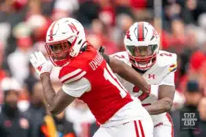 Nebraska Cornhuskers defensive lineman Princewill Umanmielen