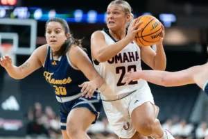 Omaha Mavericks forward Cora Olsen