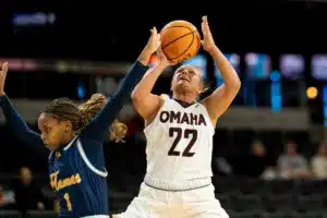 Omaha Mavericks forward Cora Olsen