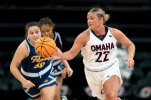 Omaha Mavericks forward Cora Olsen