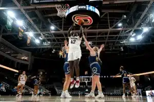 Omaha Mavericks center Lucy Ghaifan