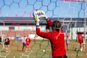 Nebraska Cornhuskers prepare for their match tomorrow in Lincoln against South Dakota State in the first round of NCAA soccer championships on Thursday, November 9, 2023, in Lincoln, Nebraska. Photo by John S. Peterson.