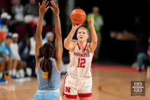 Nebraska Cornhuskers forward Jessica Petrie