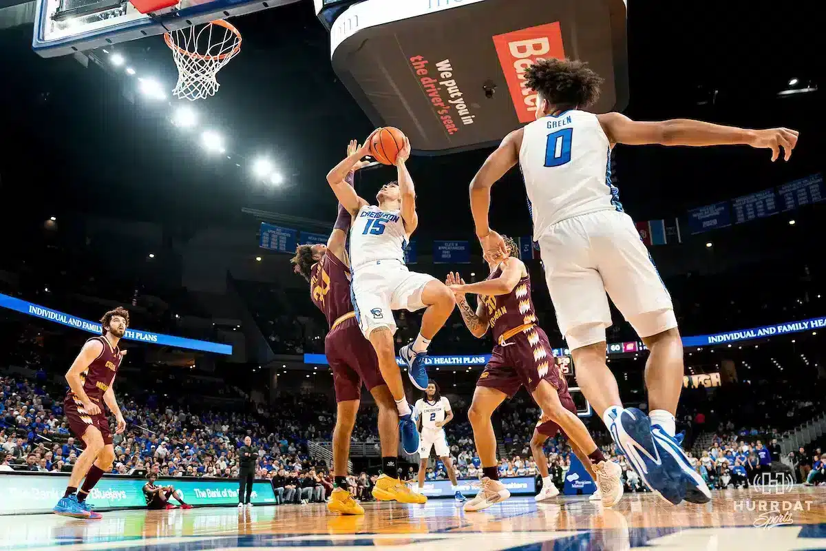 Creighton Bluejays guard Josiah Dotzler 