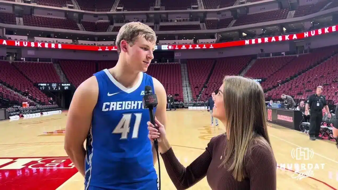Creighton Dominates Nebraska Basketball in Lincoln | Isaac Traudt Interview