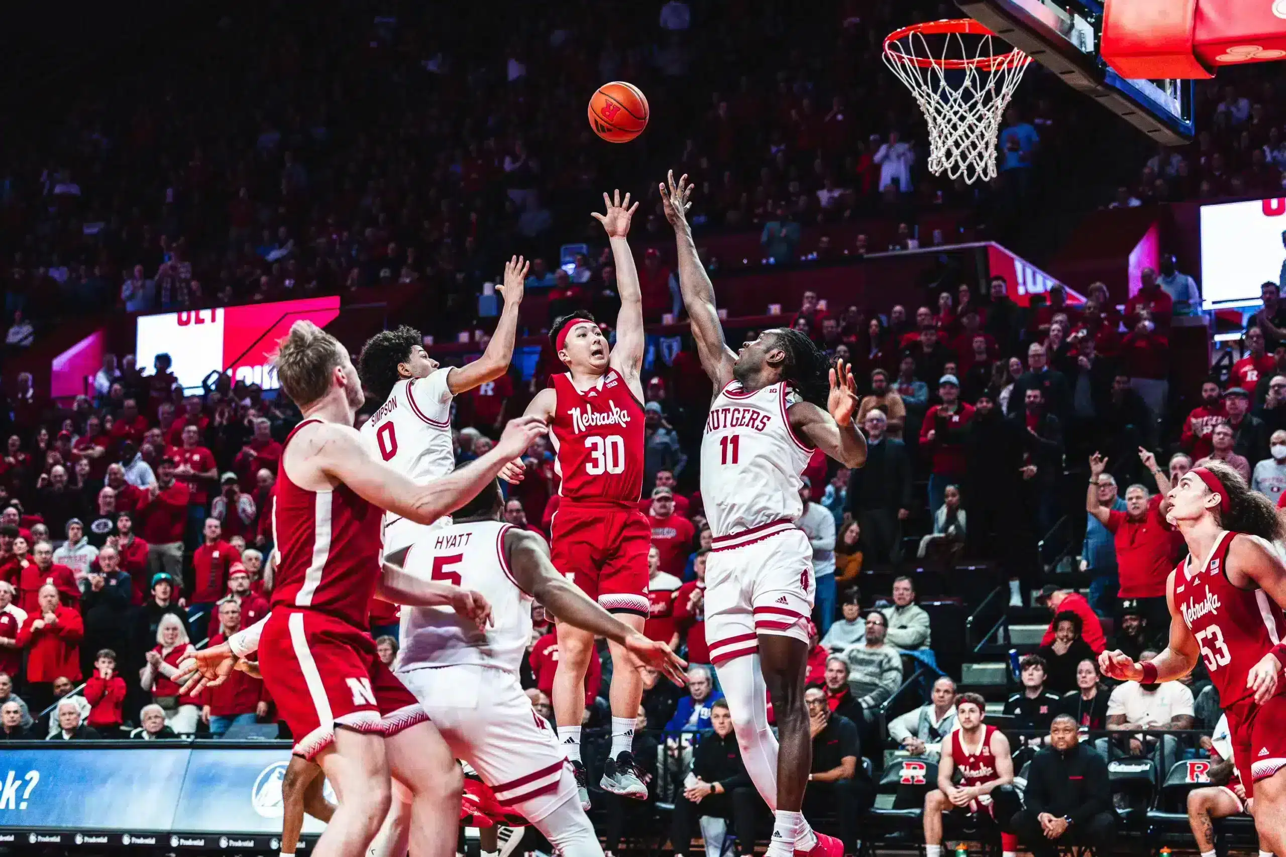 Rutgers “Out-toughs” Nebraska 87-82 in Overtime