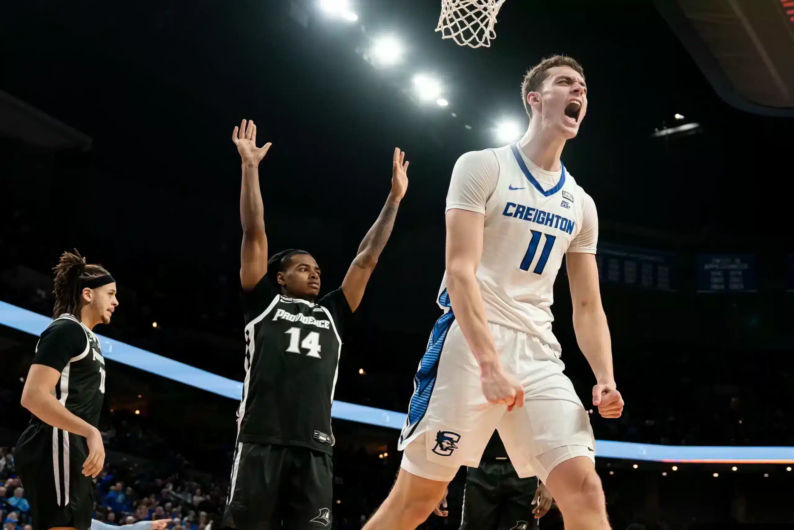 Omaha, Basketball, Creighton No. 22 Creighton Men’s Basketball Wins “Mud Fight” with St. John’s