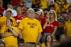 … during a college football game in Minneapolis, Minnesota, Thursday, August 31, 2023. Photo by John Peterson.