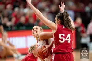 Nebraska Cornhuskers center Alexis Markowski
