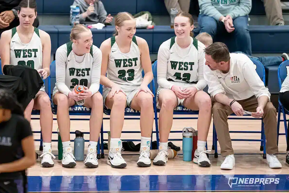 2413EF_HSBB_815-preps_logo.jpg Millard West High School faced Central High School during the Metro Holiday Basketball Tournament in Omaha, NE January 3rd 2024. Photo by Eric Francis