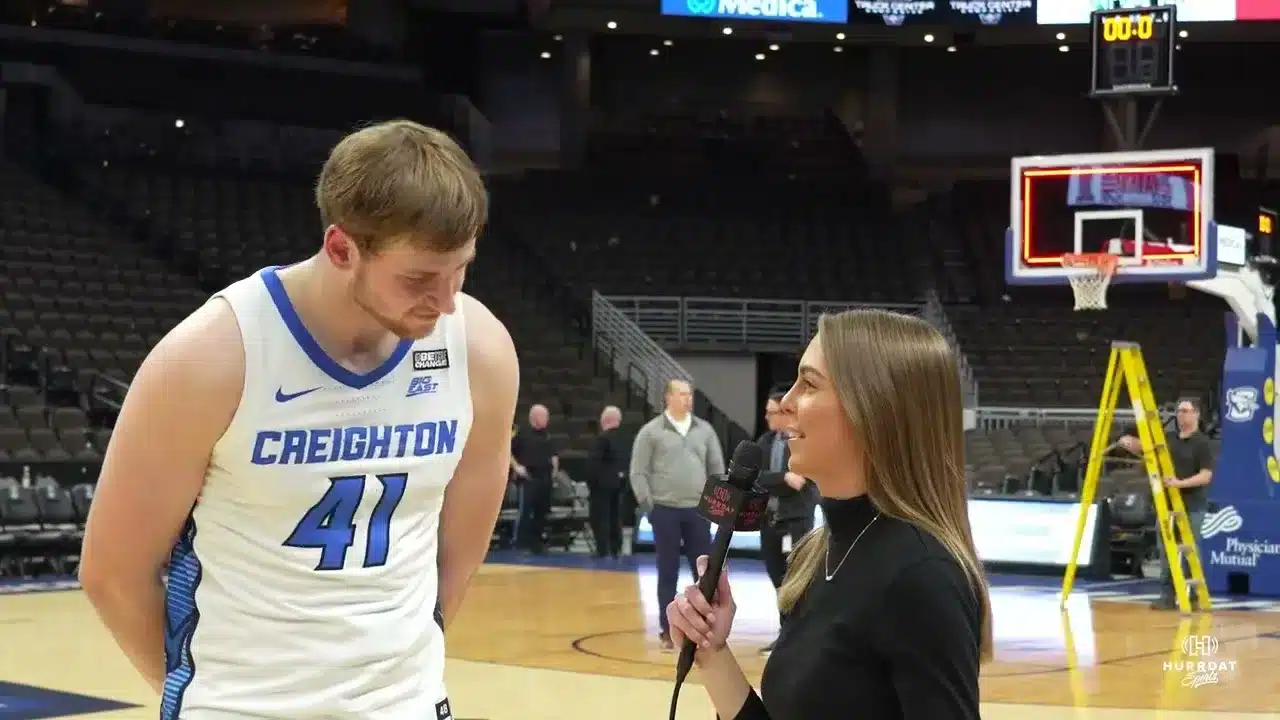 Creighton Moves into Third Place in BIG EAST Over Seton Hall | Isaac Traudt Interview
