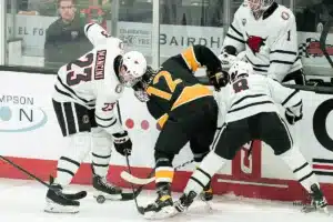 Omaha defenseman Victor Mancini
