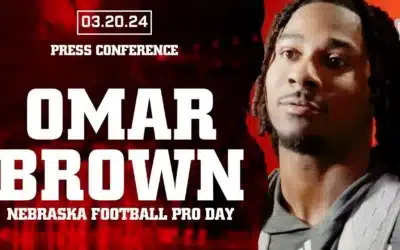 Omar Brown discusses Nebraska Football’s Pro Day | March 20, 2024