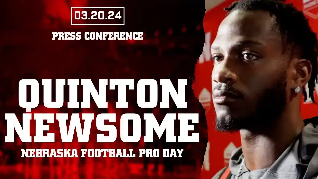 Former Nebraska DB Quinton Newsome discusses Nebraska Football Pro Day