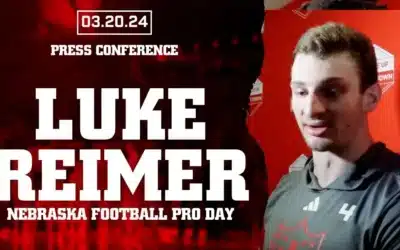 Luke Reimer talks Nebraska Football Pro Day future of the Huskers