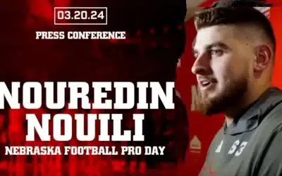 Nouredin Nouili recaps Nebraska Football Pro Day the future of the Husker O-Line