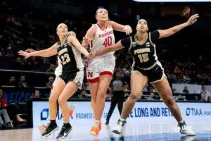 Nebraska Cornhuskers center Alexis Markowski
