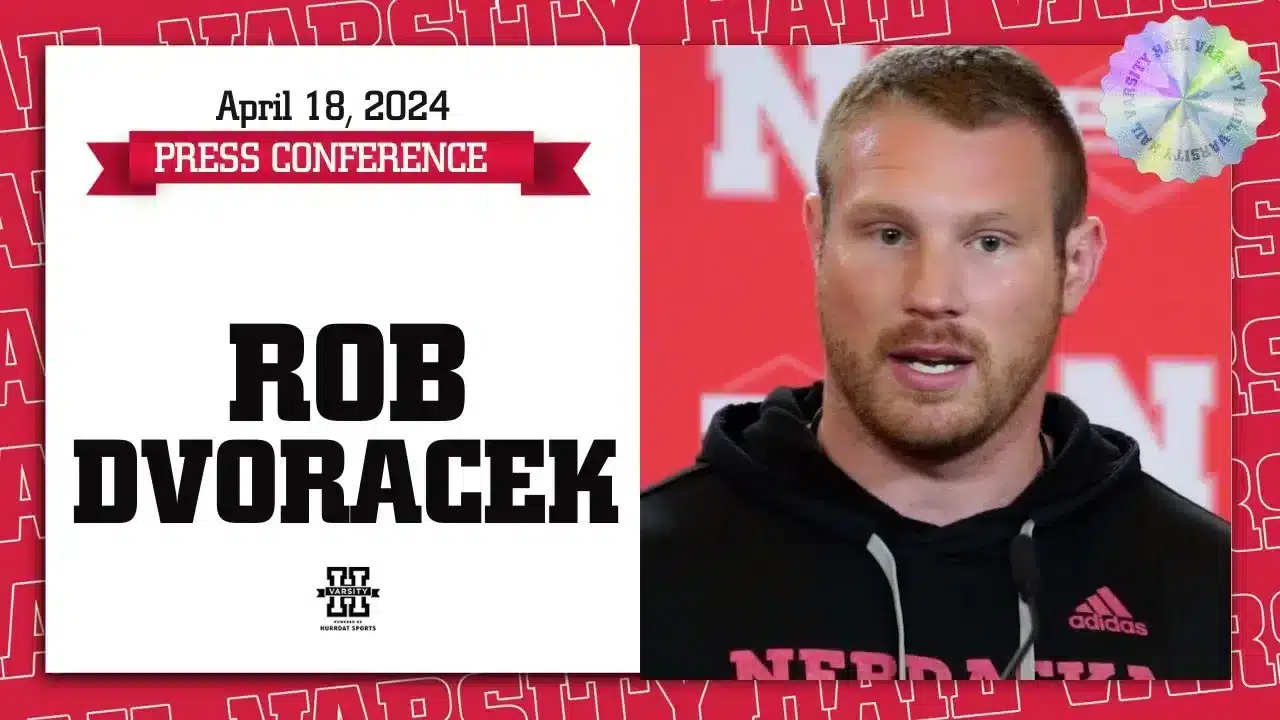 Nebraska Football LB Coach Rob Dvoracek on team chemistry | April 18, 2024