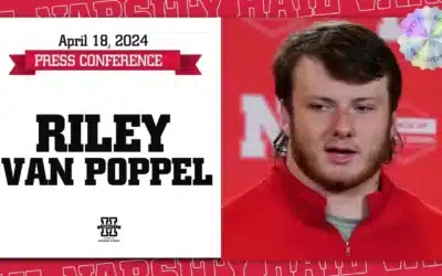 Nebraska Football DL Riley Van Poppel on playing a full year of college football | April 18, 2024