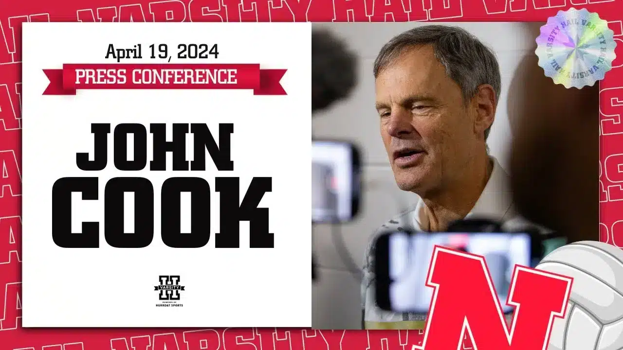 Nebraska volleyball HC John Cook wraps up spring practice | April 19, 2024