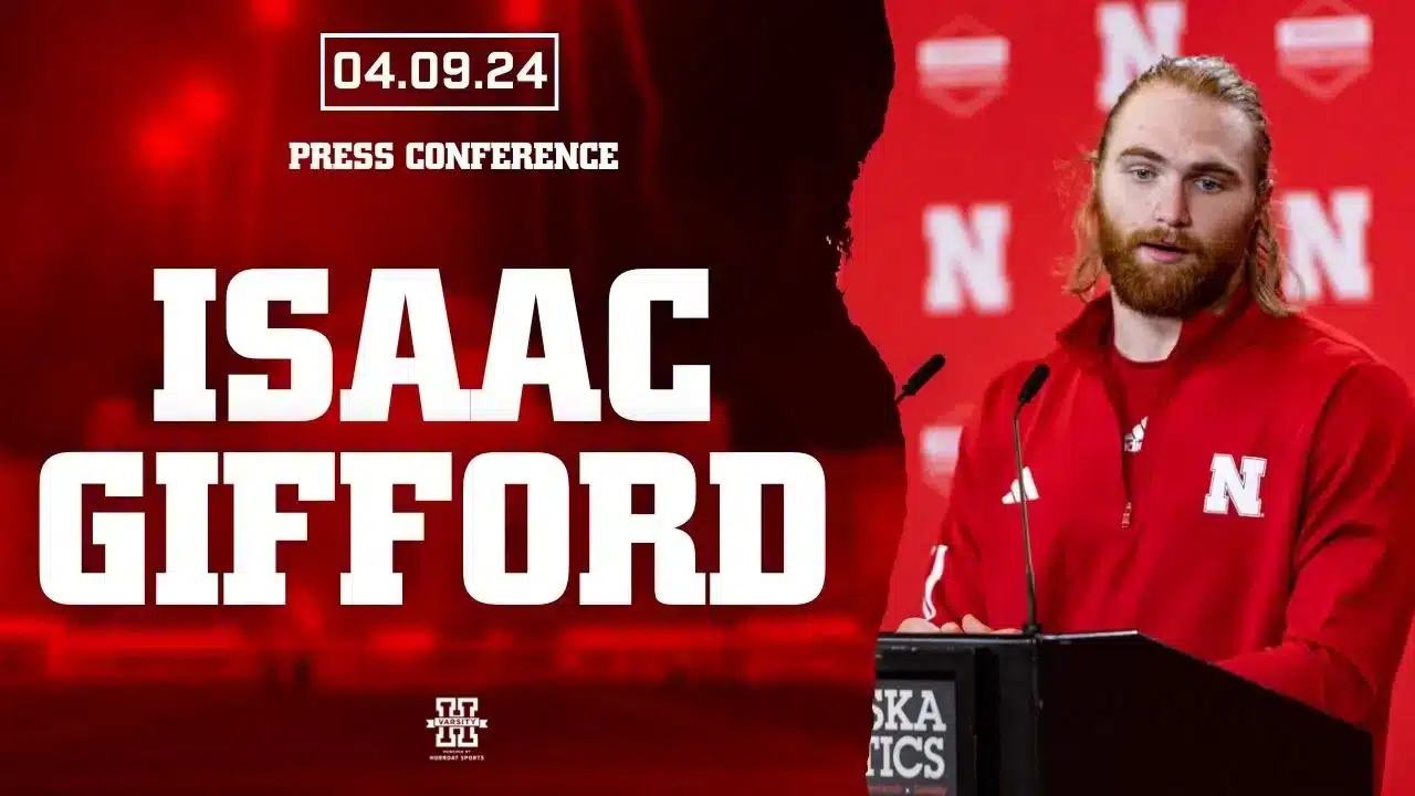 Nebraska Football DB Isaac Gifford hold his teammates accountable | April 9, 2024