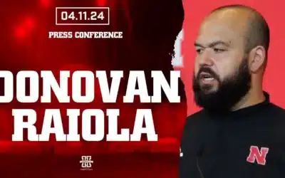Nebraska Football OL coach Donovan Raiola on importance of spring ball | April 11, 2024