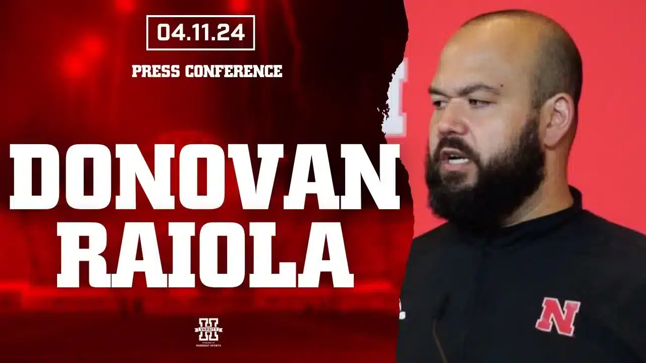 Nebraska Football OL coach Donovan Raiola on importance of spring ball | April 11, 2024