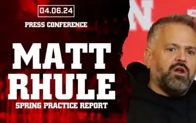 Nebraska head coach Matt Rhule talks on spring practice and Bill Belichick clinic | April 6, 2024