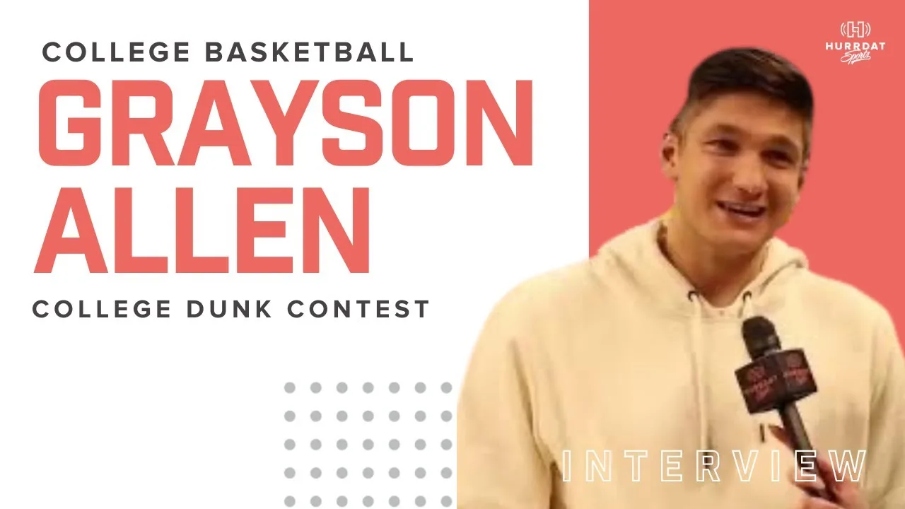 Duke Legend Grayson Allen Guest Judged College Dunk Contest | Interview