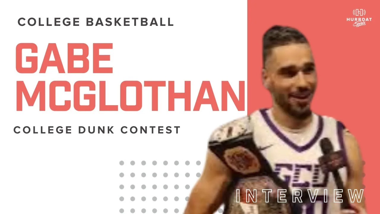 Gabe McGlothan Wins College Dunk Competition in Front of GCU Crowd | Interview