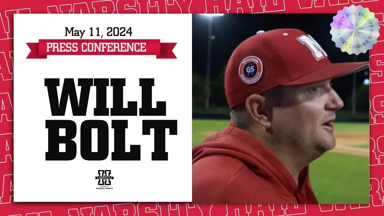 Nebraska baseball HC Will Bolt after Huskers walk-off win over Hoosiers | May 11, 2024