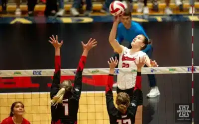 Krause, Freshmen Shine in Nebraska Spring Match