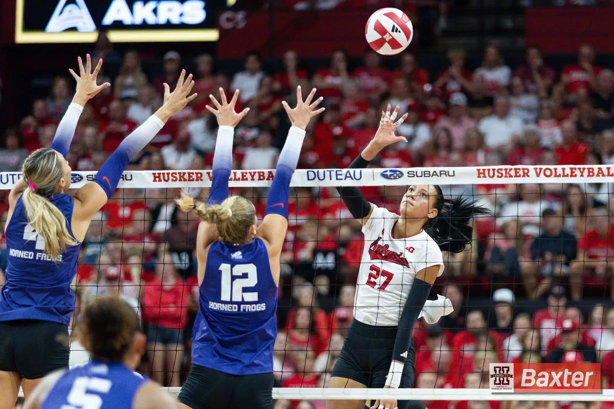 JMJ20240831_VB_NU_TCU_3907 No. 2 Huskers Grind Out 3-1 Win over TCU