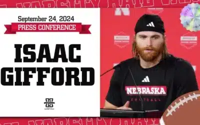 Nebraska Football DB Isaac Gifford Press Conference Ahead of Purdue