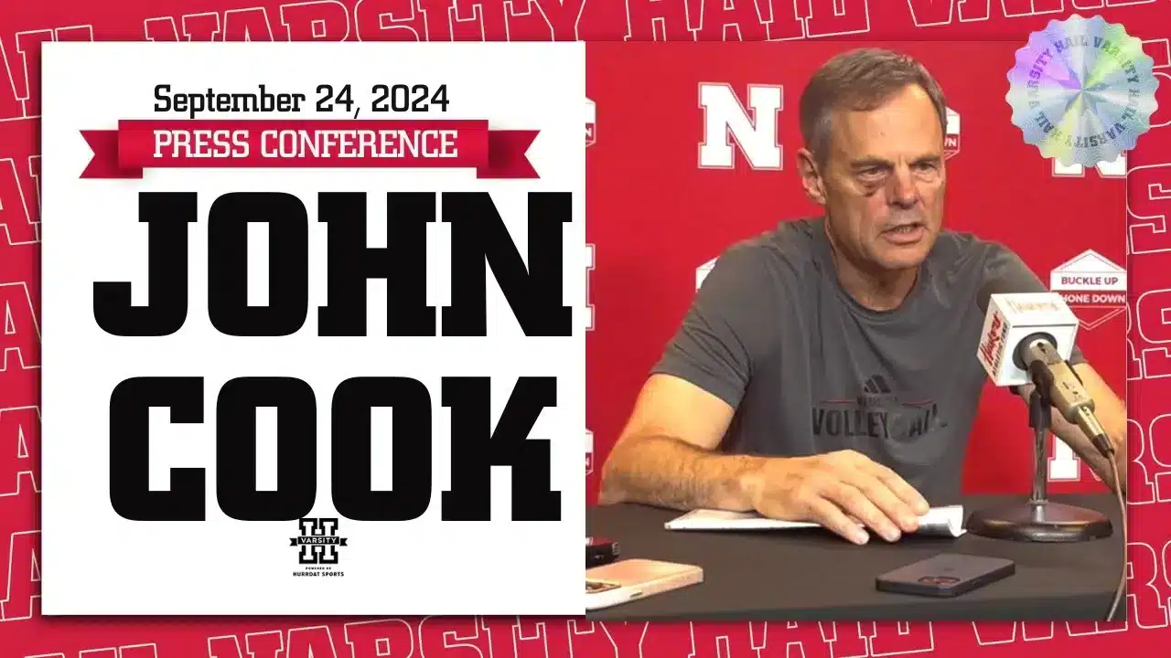 Nebraska Volleyball HC John Cook Previews Start of Big Ten Play For The Huskers | Press Conference